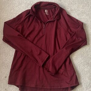 Women’s Maroon Quarter Zip